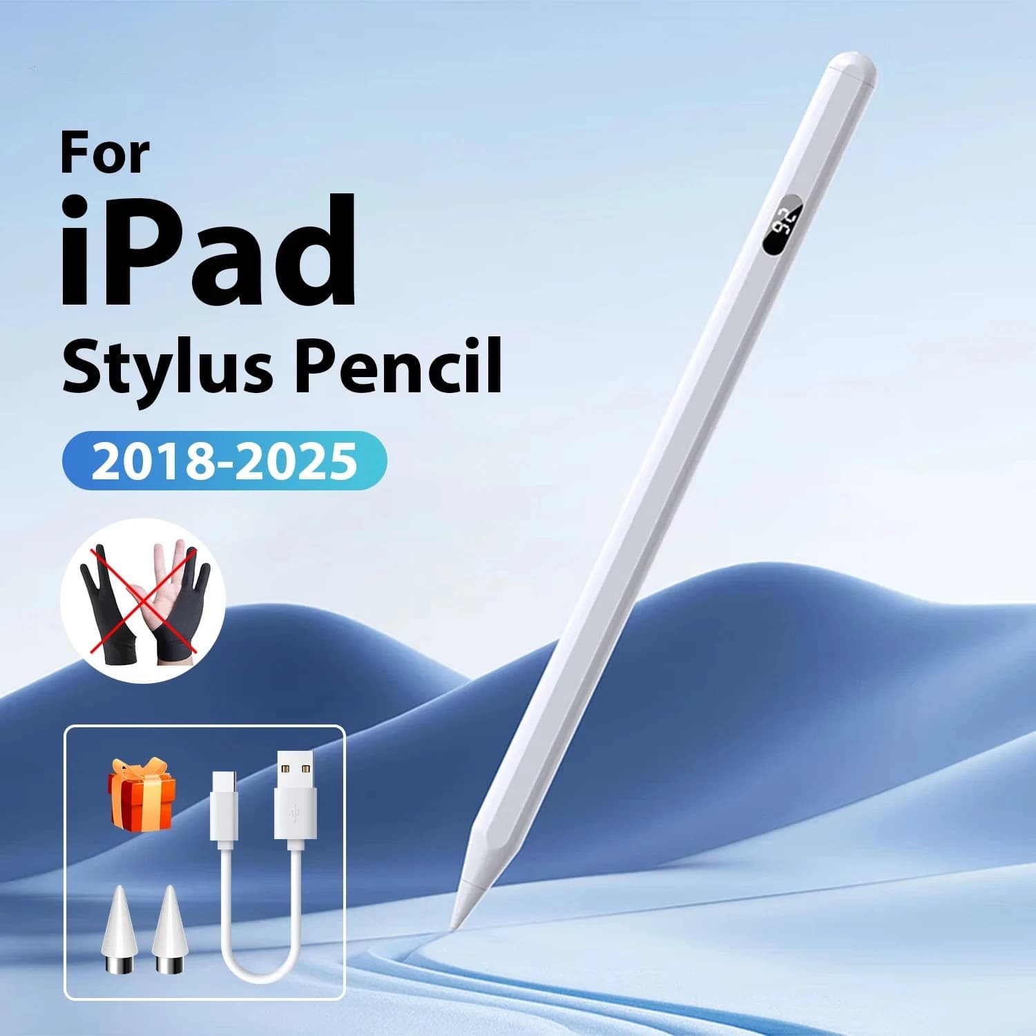 Penna Stilo per Apple Pencil iPad 11a Gen A16 Pro 13 M4 M5 Air 11 M3 M2 5 4 12.9 10 9 8 10a 9a Generazione 2025 Mini 7 6 Penne Touch