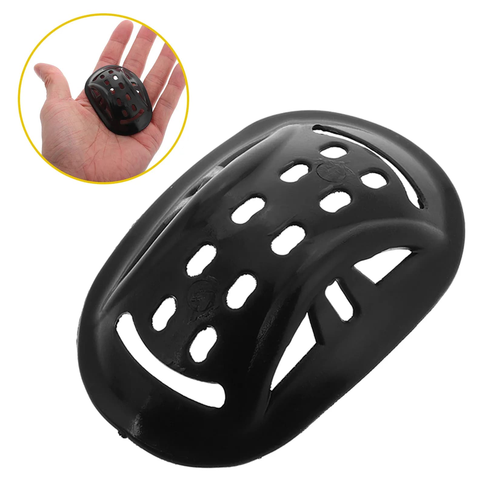 Set of 4 Soft Silicone Protections for Helmet, for Motorcycles, Electric Bikes, Cycling and Skating, with Advanced Security Bearings