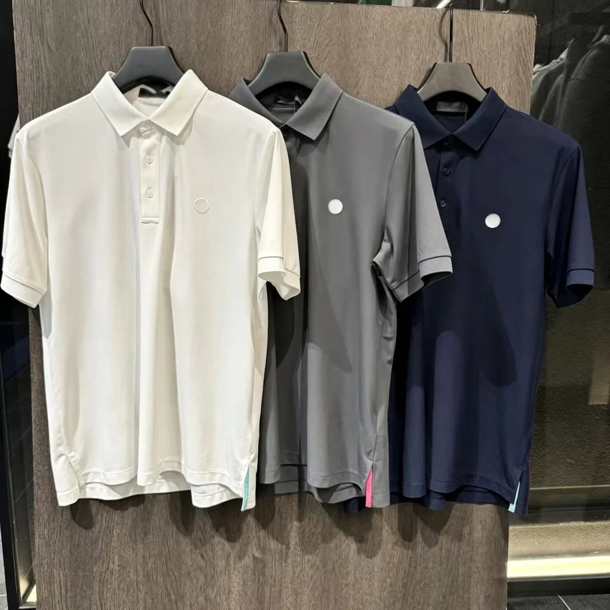 2026 New Korean Original Men's Golf Collared Tee Short Sleeve Lightweight Breathable for Summer Sports Casual Versatile Top