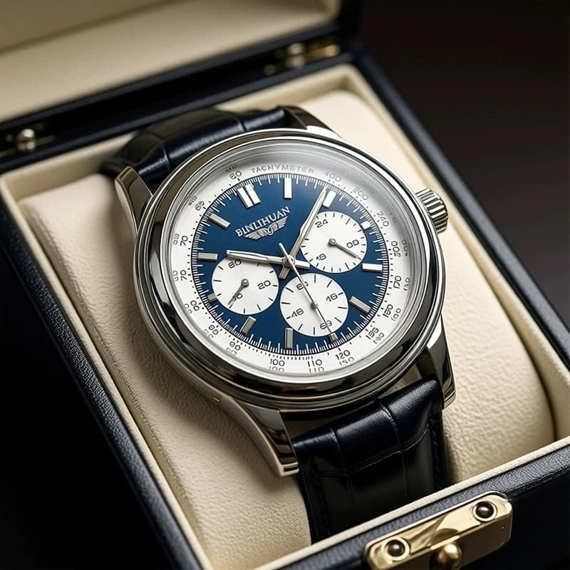 New Fashion Luxury Man Leather Business Watch Men 3 Eyes Quartz Watches Students Higt Quality Wristwatches Gifts Reloj Hombre