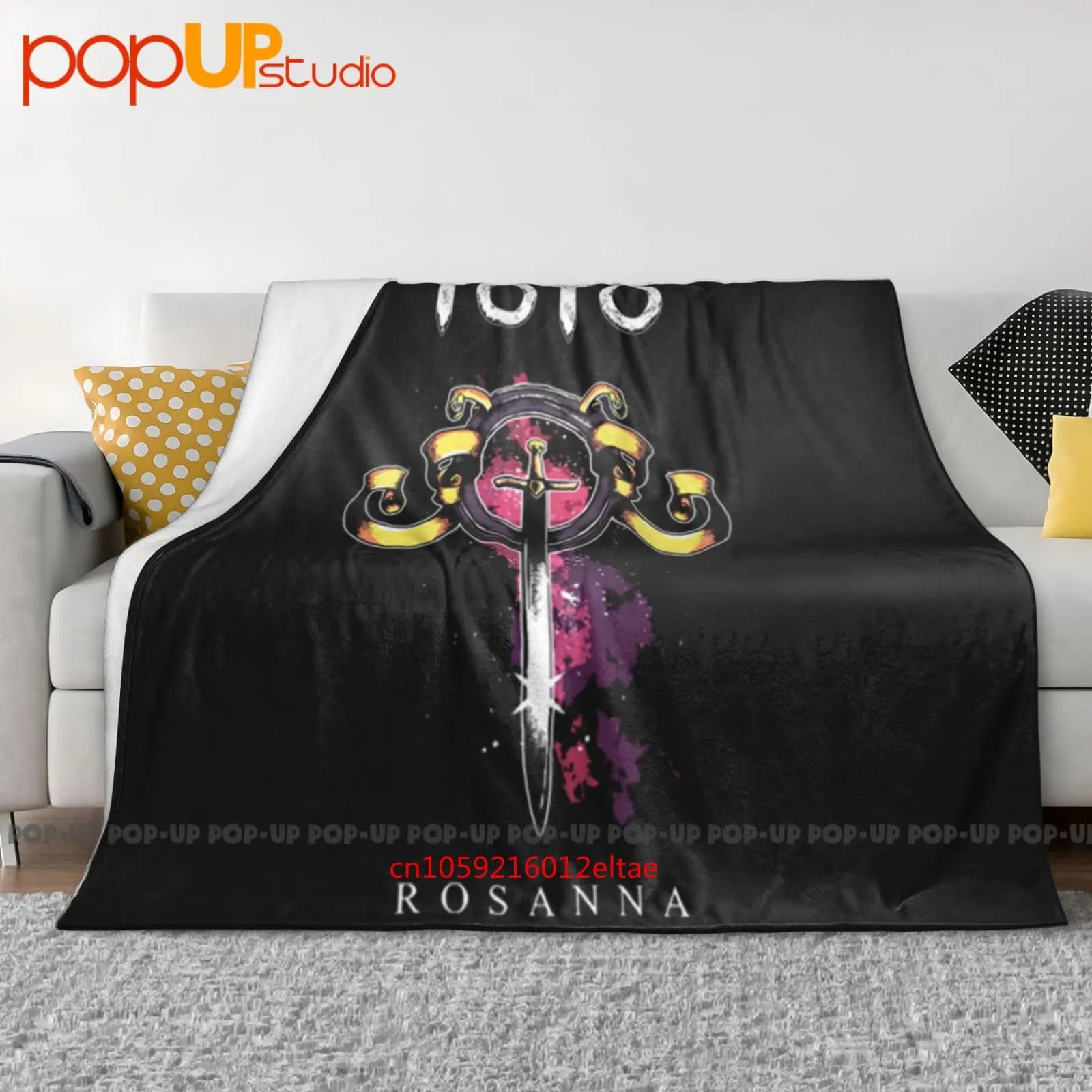 Toto American Rock Band Rosanna Coperta ultra morbida trapunta invernale Copridivano Copriletto