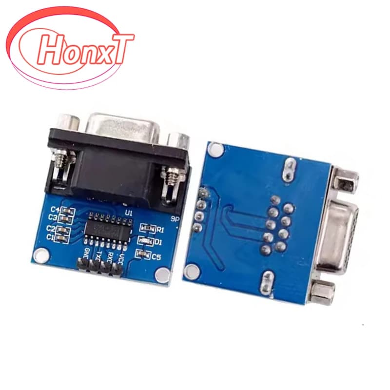 MAX3232 Serial port converter module from RS232 to TTL DB9 MAX232 connector for Arduino