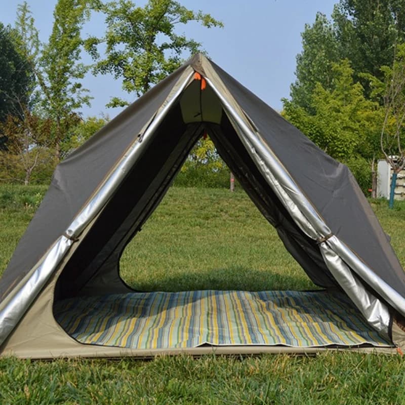 Outdoor Camping Tent Double Layer Structure Tents Rainproof Sun Protection Quick Open Awning Foldable Portable Shelters Hiking