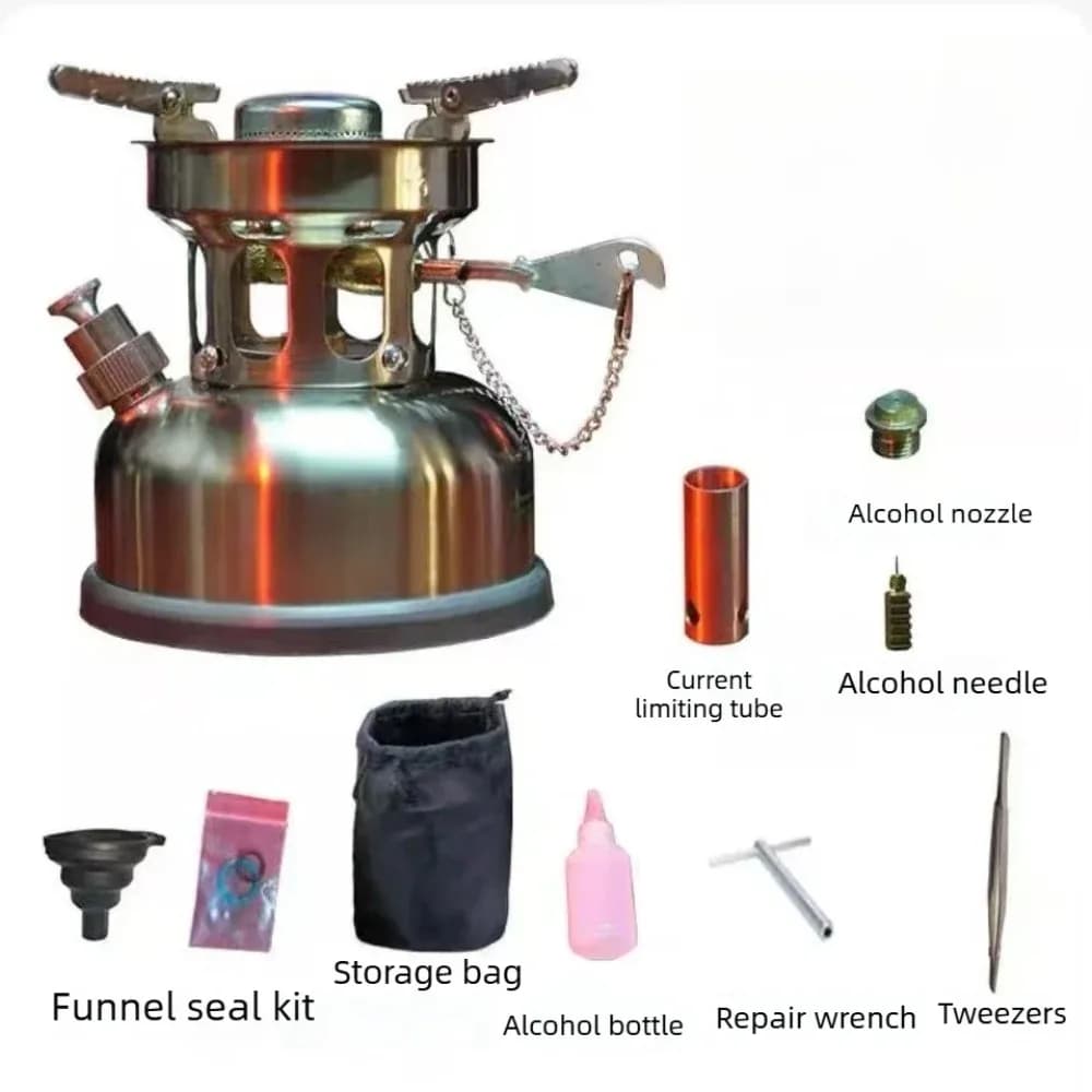 DK58A Portable High‑Altitude Multi‑Fuel‑Stove Outdoor‑Cooking‑Burner For Camping Overlanding Backpacking