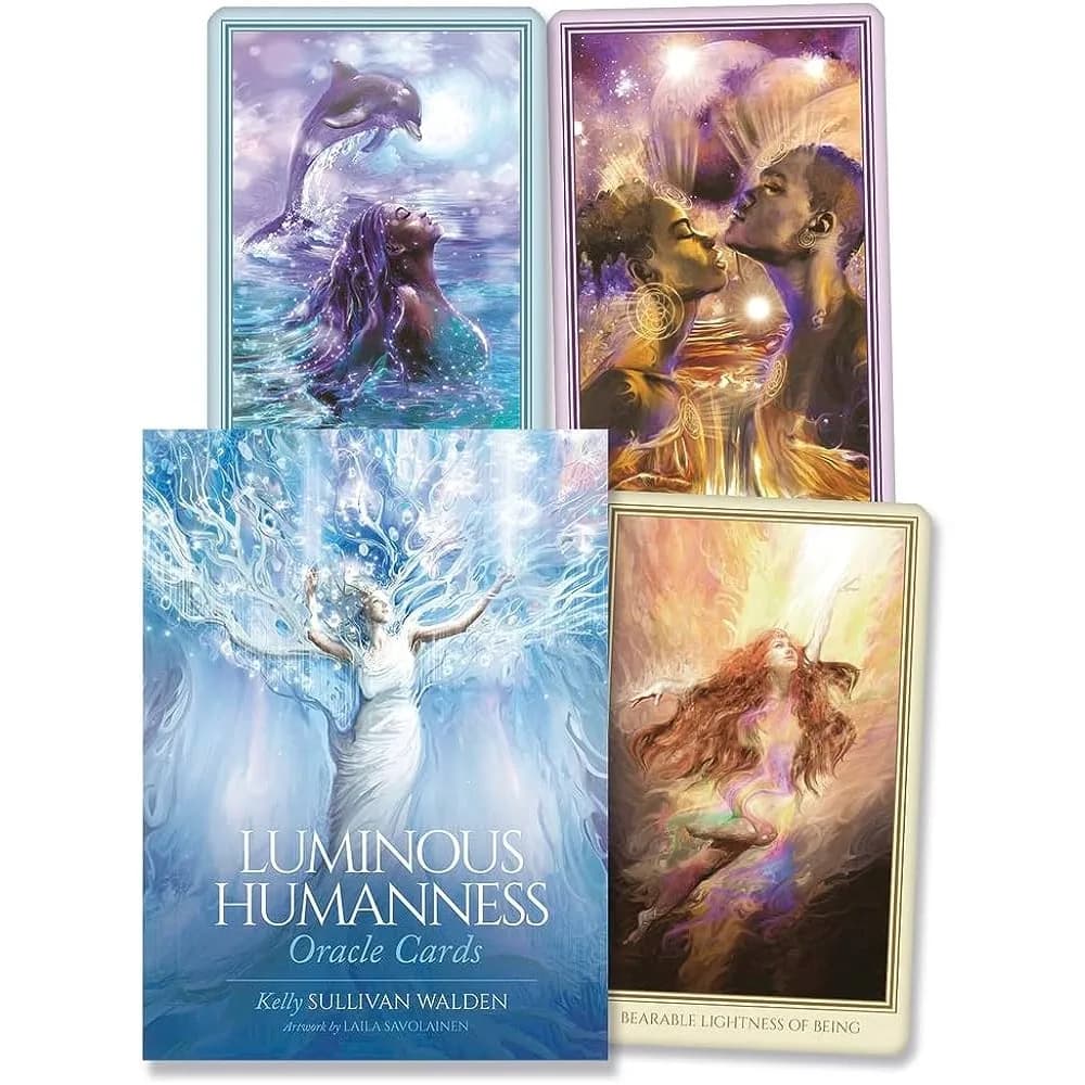 10.4cm X 7.3cm Luminous Humanness Oracle Deck Card Game 44-card Oracle