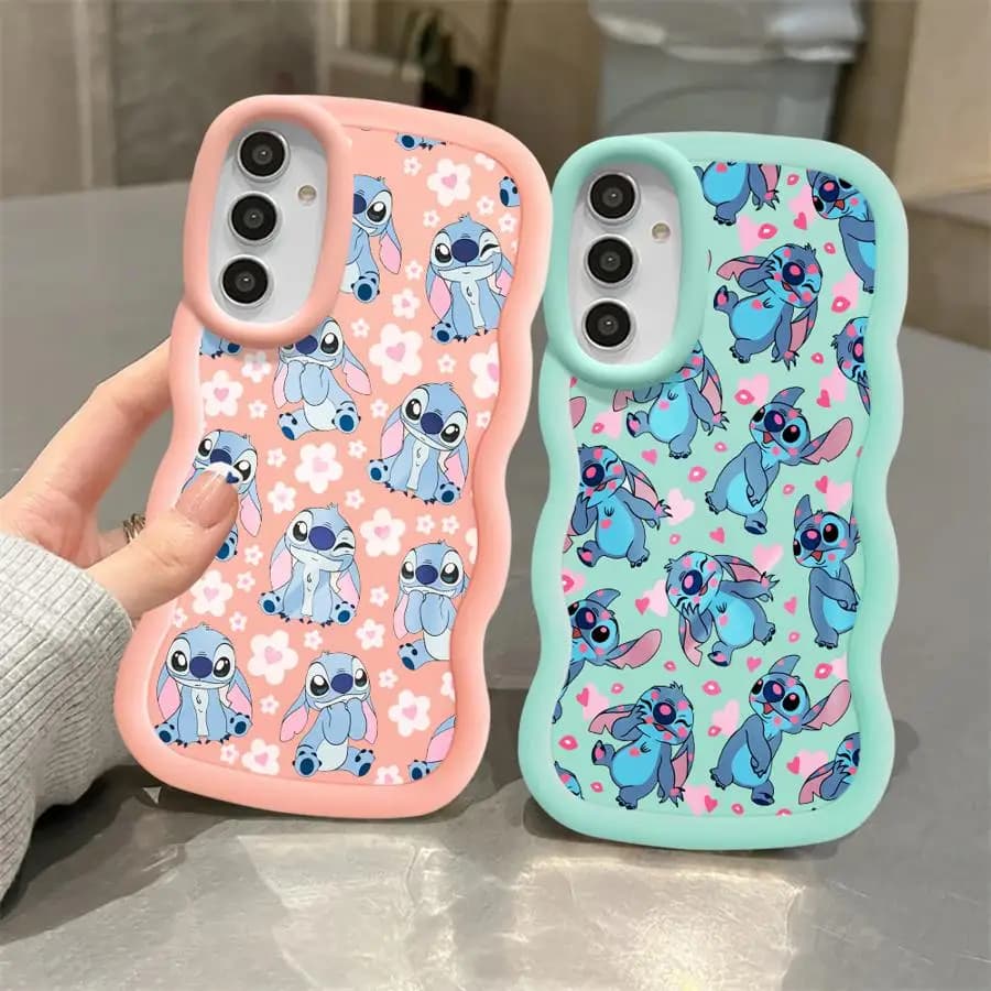 Cover morbida per telefono Disney Stitch per Samsung Galaxy A33 A06 A13 A11 A53 A23 A16 A04 A21s A05 A52 A22 A15 A03 A14 A12