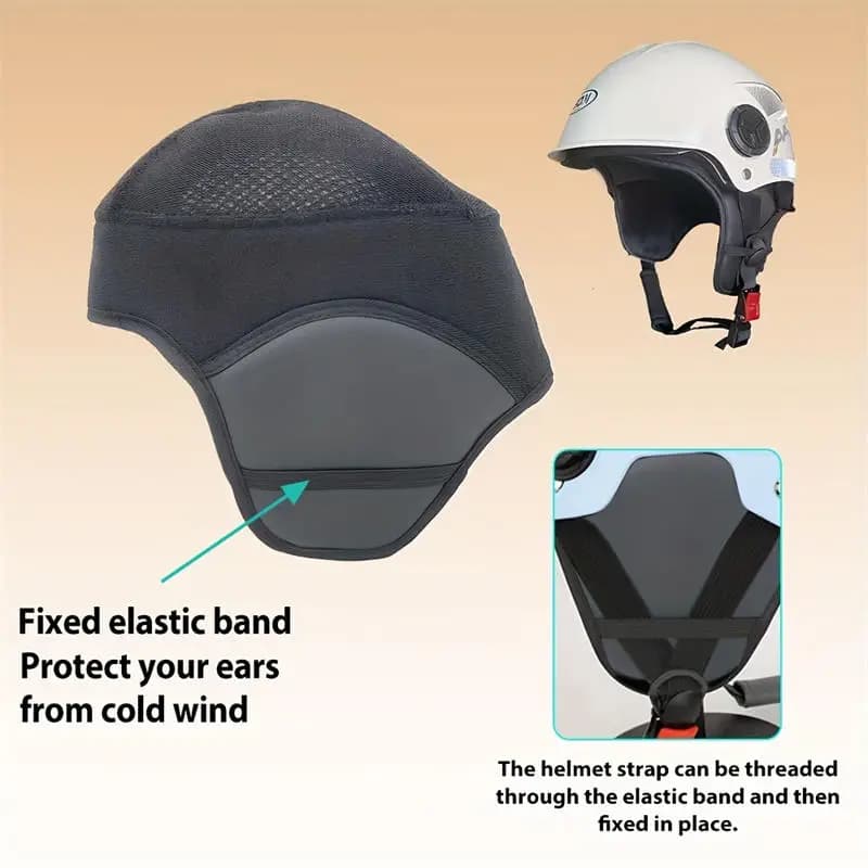 Winter Electric Motorcycle Helmet Cover Hot padded Ear protector Cover for motorcycle helmet Cycling equipment