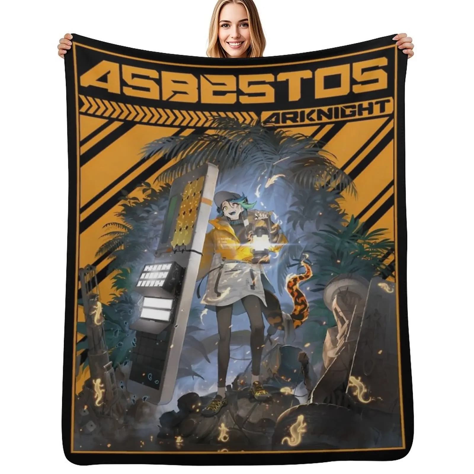 ARKNIGHTS ASBESTOS ELITE Throw Blanket Sleeping Bag blankets and throws Bed sofa bed Decorative Beds Bed covers Blankets