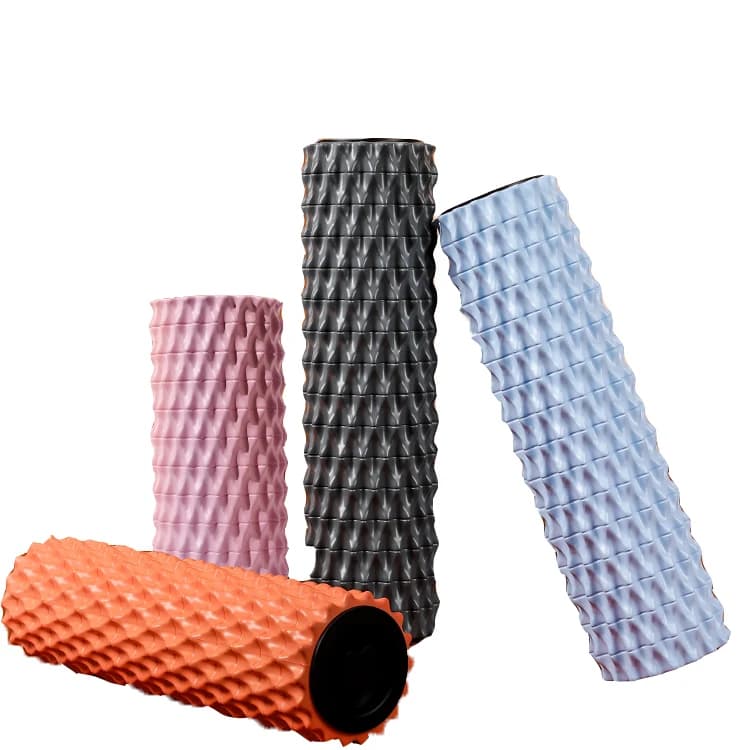 Rechargeable Foldable Water Bottle with Foam Roller for Vibrant Massage for Compression