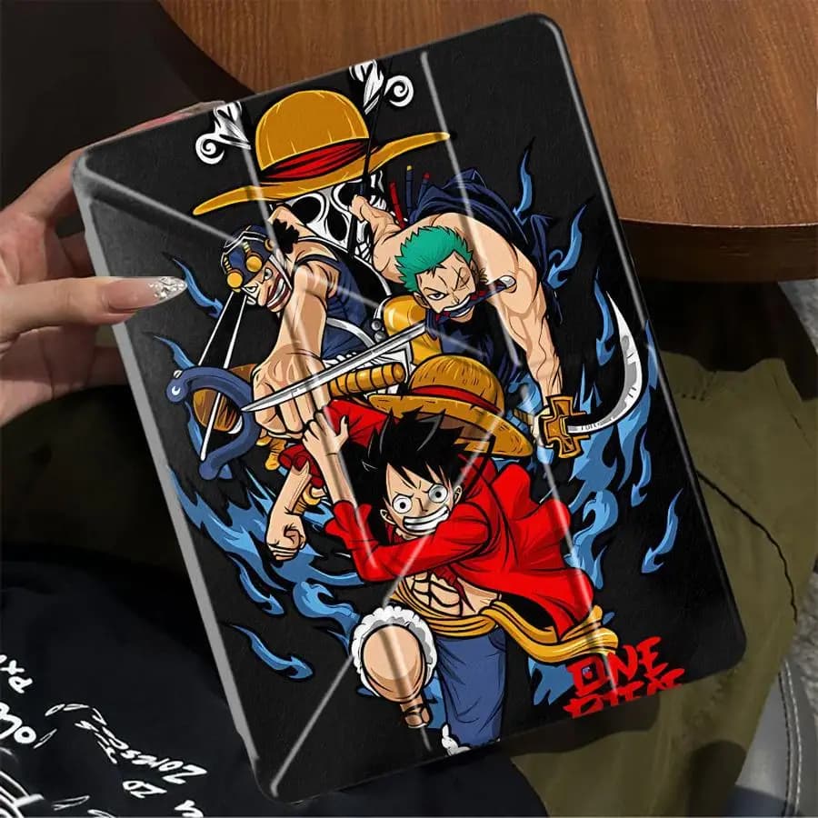 Custodia per Tablet Anime One Piece per iPad Mini 6 7 Pro 2025 Air 4 5 M3 M2 1 2 M4 11 pollici Pro 11a 10a 9a 8a 7a generazione