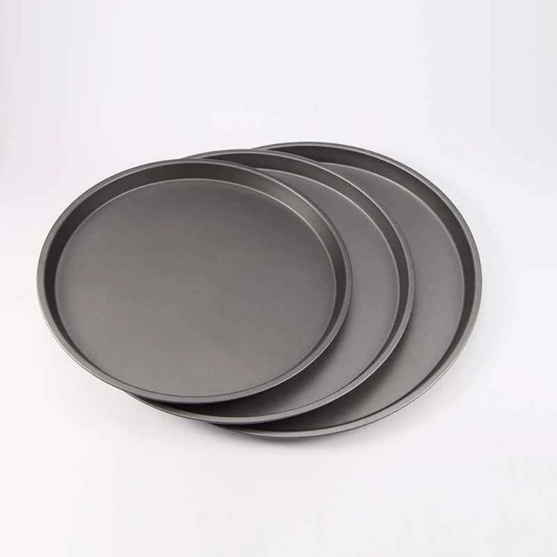 9/10/11/12 pollici in acciaio al carbonio antiaderente teglia per pizza teglia per arrostire stagno strumenti di cottura Bakeware cucina teglia da forno DropShipping