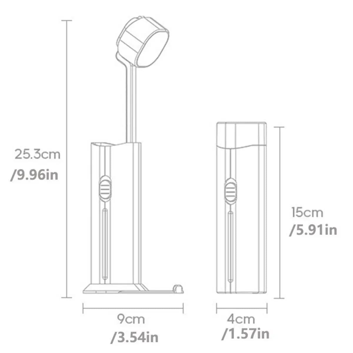 Foldable desk lamp with Y69A eye protection with flashlight, dazzling reading lamp, folding, powerful LED night light