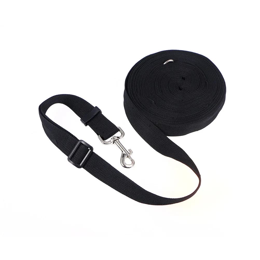 Guinzaglio Professionale per Addestramento Cani 23Ft, Lungo in Nylon per Cani Medi e Grandi, Resistente all'Usura per Passeggiate e Corsa all'Aperto