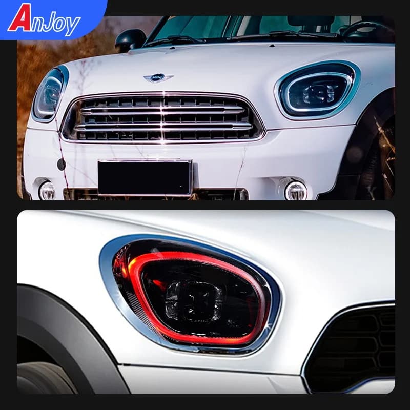Luci auto per MINI Countryman R60 Faro a LED 2011-2016 Fari R60 DRL Indicatori di direzione Abbaglianti Angel Eye Proiettore Le