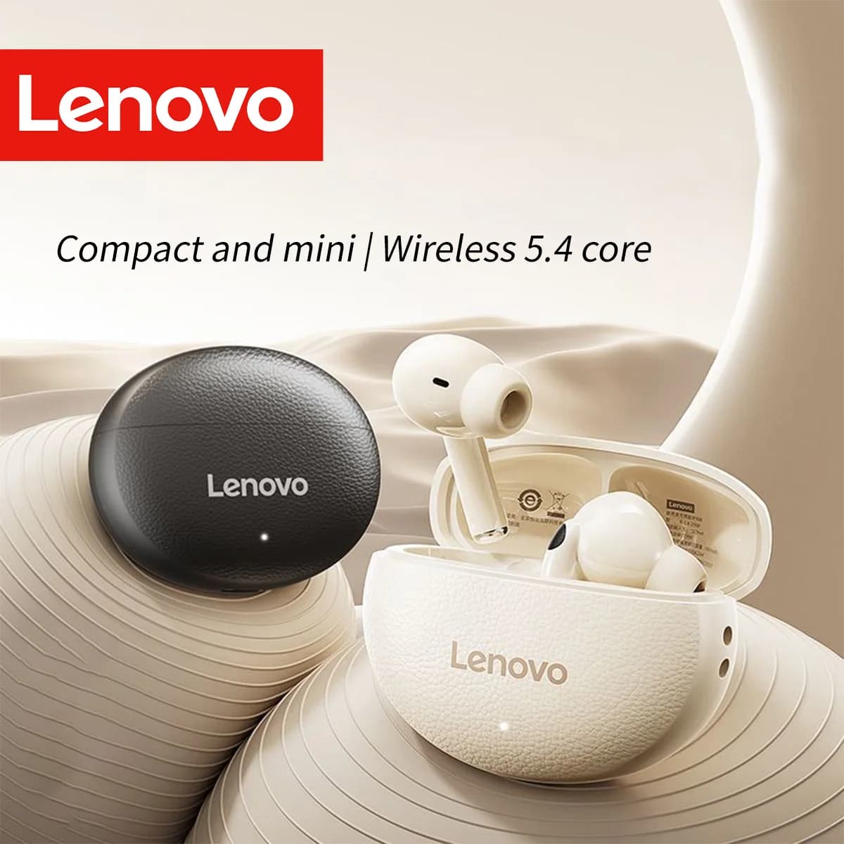 Lenovo Tws Bt5.4 Wireless intrauricular earphones for HD calls with ultra long earphones with low latency noise cancellation for running