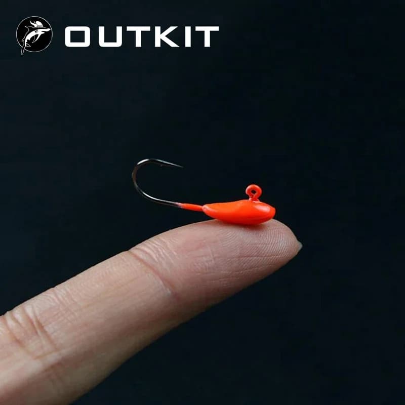 5 Pz/lotto Mini Esposta Jig Head 0.5g 0.7g 1.1g Gancio Spinato Richiamo Morbido Jigging Gancio di Inverno Gelo pesca Ganci attrezzatura da pesca