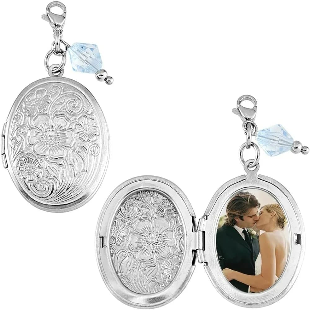 Bouquet Pendants Bouquet Pendants Bridal Bouquet Pendants Bouquet Frame 316 Stainless Steel Oval Wedding Photo Pendants