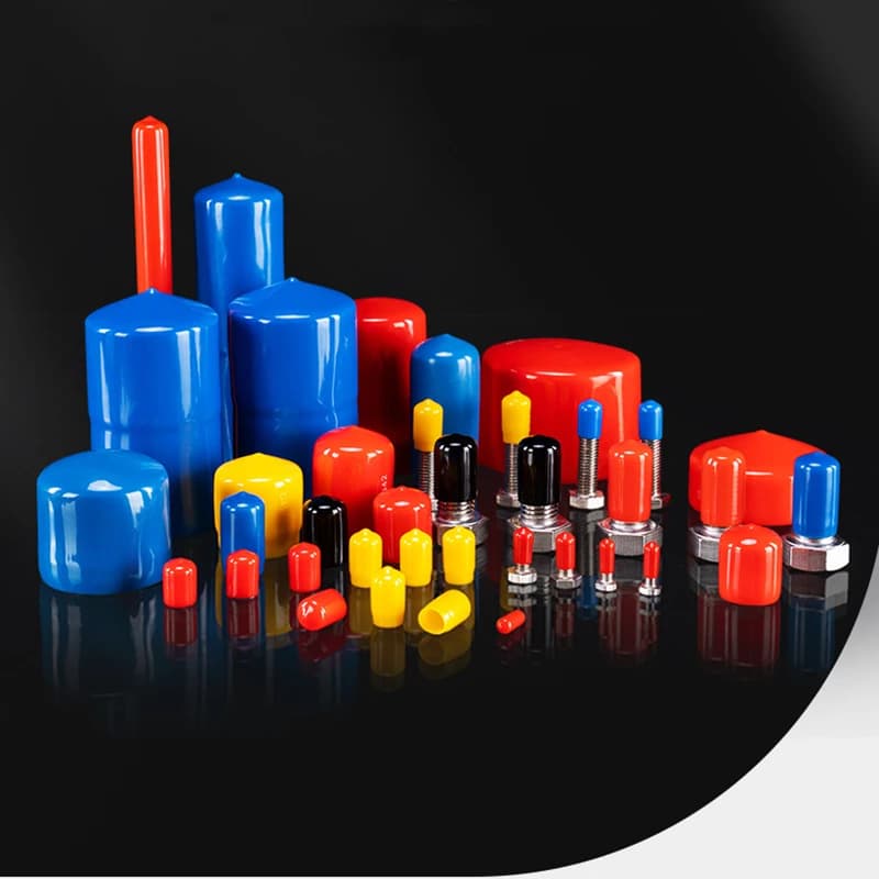 Copertura decorativa tappi terminali in gomma tappo in Silicone manicotto di protezione a vite guarnizioni punte tubi per fori filo per sbollentare giacca impermeabile