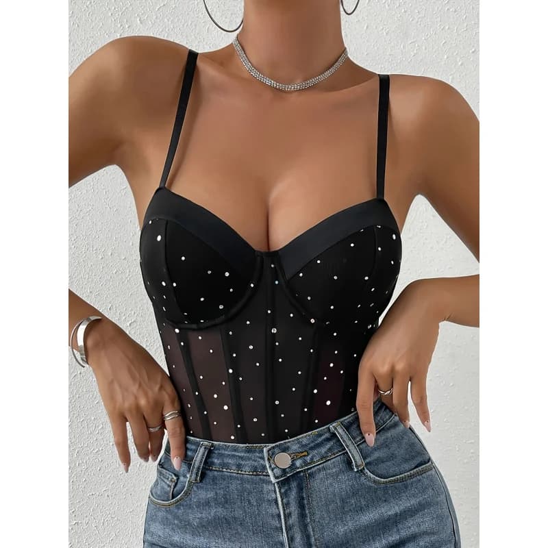 Full sexy fit with steel ring and high-end gloss sequins for cross-border independent sites in Europe and America