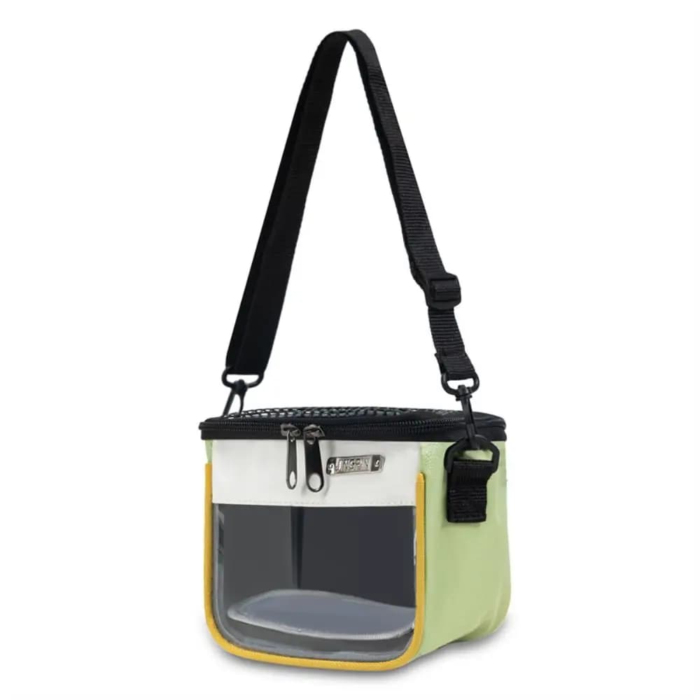 Breathable Small Pet Carrier Bag Ventilated Portable Hamster Shoulder Bag Adjustable Travel Use Squirrel Carrier Bag Outdoor Use