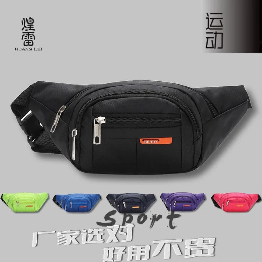 【Nuovo Arrivo】 Marsupio in nylon impermeabile, borsa a tracolla multitasche, marsupio con cintura regolabile per uomo e donna, per corsa, viaggi, tempo libero