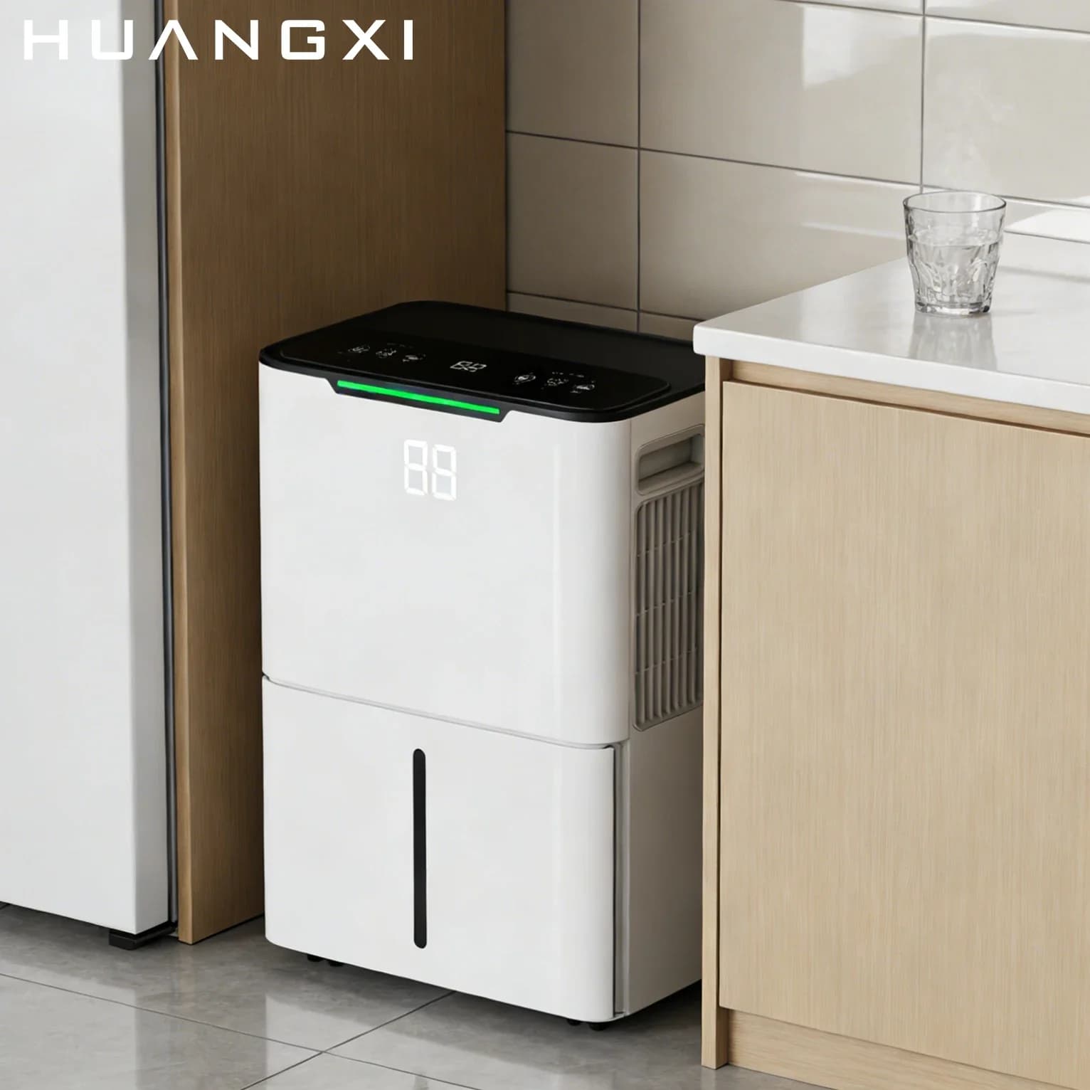 Deumidificatore Portatile ad Alta Efficienza Energetica e Silenzioso per Camera da Letto e Seminterrato