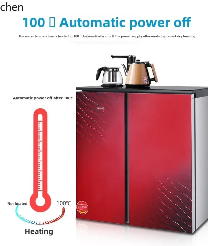 cc26 desktop refrigerator, refrigerator, small opposite door water dispenser, fully automatic water supply, tea bar machine