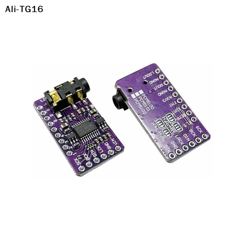 【Ty6】Interfaccia PCM5102A, Decoder DAC I2S, Modulo Lettore I2S GY-PCM5102, Scheda Formato PHAT per Raspberry Pi, Scheda Audio Digitale PCM5102