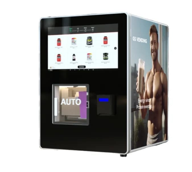 The Best-selling 18.5-inch Touchscreen Gym Water Treatment Self-service Protein Powder Milkshake Vending Machine