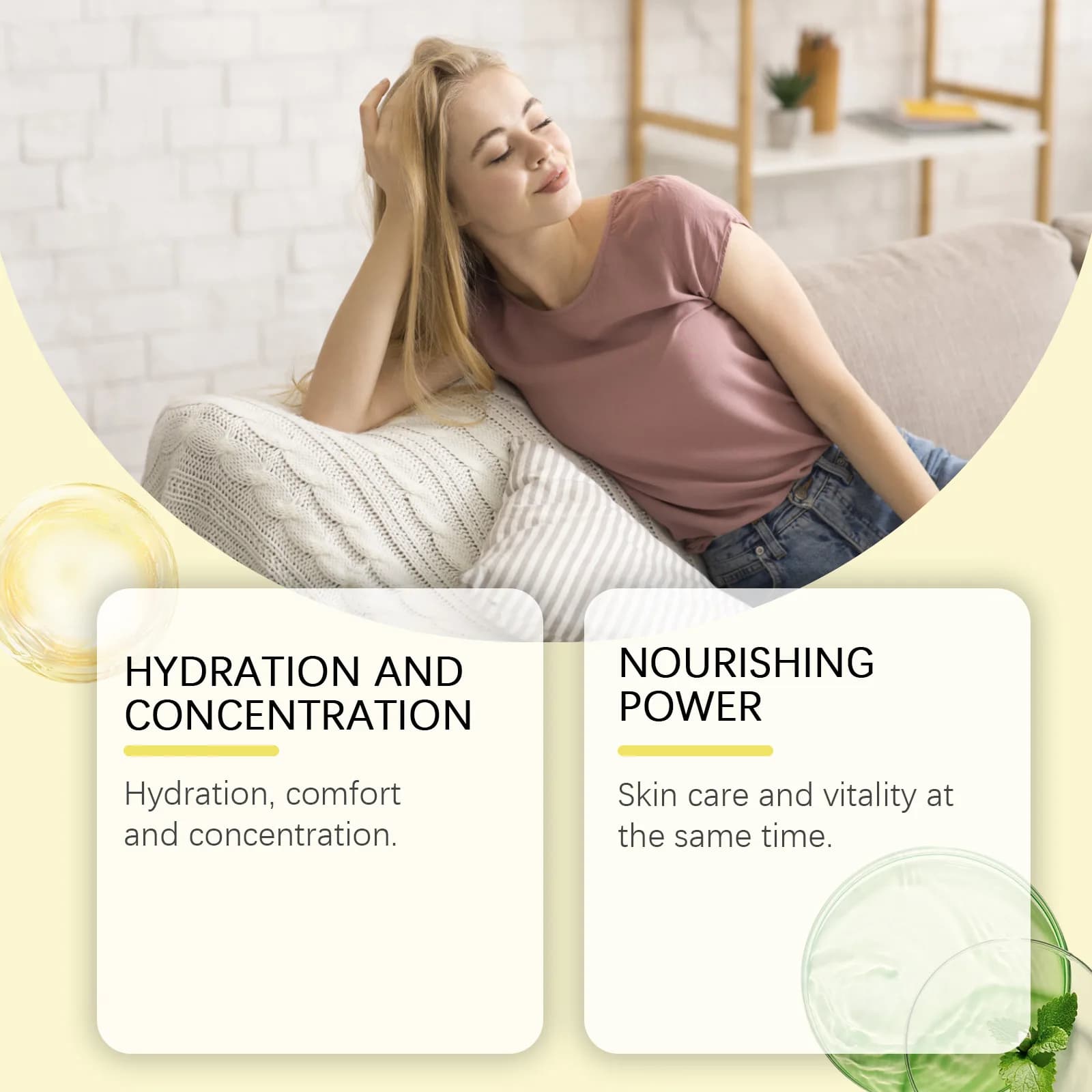 Oceaura Vitamin Body Care Patch Relaxing Feeding Eepidermi Improve S-Pots Water Integrator Skin Beauty Repairer Toppe