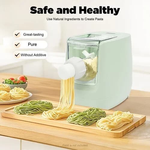 Macchina Elettrica per Pasta con 13 Stampi, 260W, Preparazione Rapida di Noodle per Casa e Ristorante, Sicura e Antiscivolo