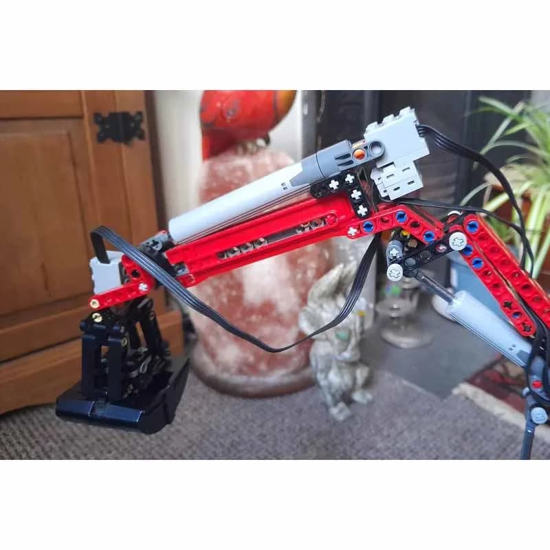 Gru per camion in legno lungo Sany Industria pesante MOC-139585 Assemblaggio difficile Blocchi di costruzione 2709 pezzi Regalo di Natale per bambini 42043