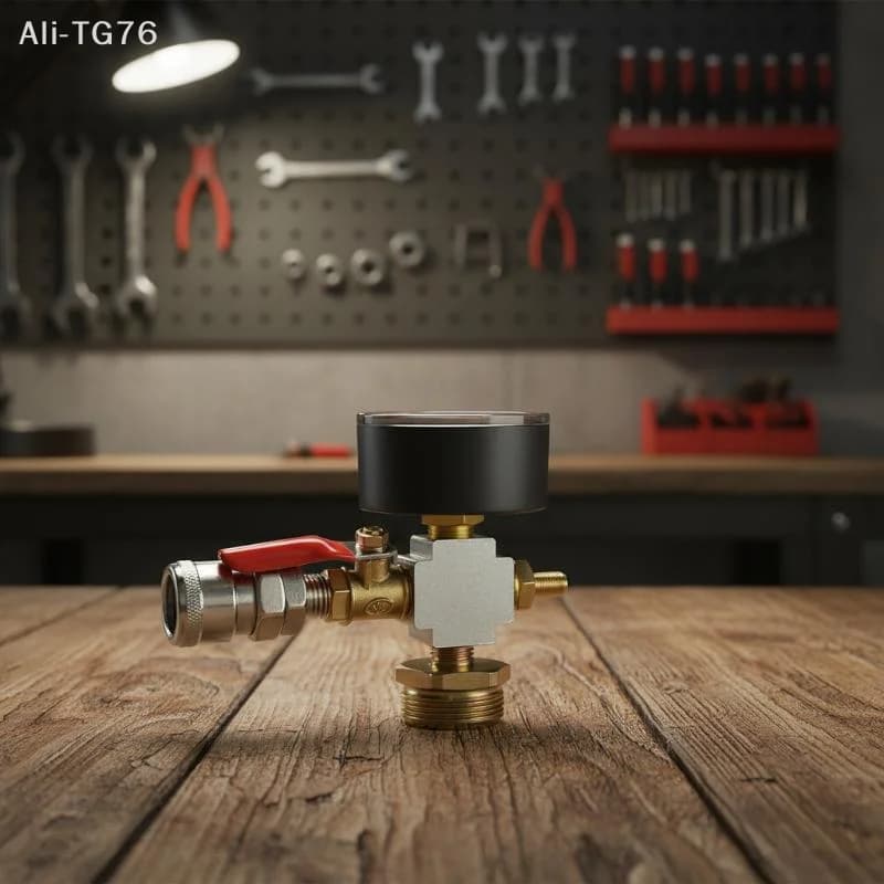 Adattatore per Serbatoio d'Aria di Piccole Dimensioni, Pompa di Conversione per Estintore, Accessori per Compressore d'Aria Portatile