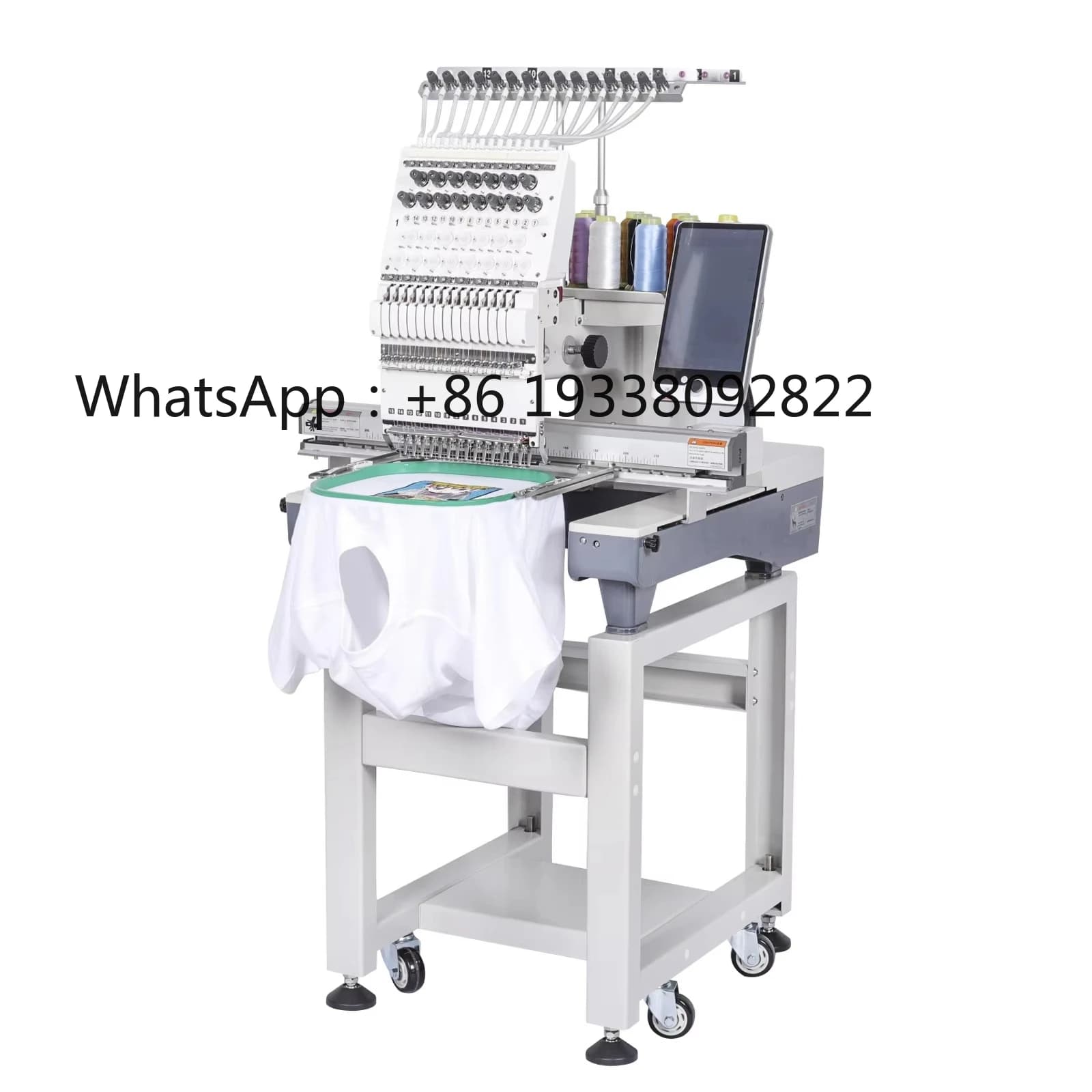 2026-ingle Head Multi Needles Automatic Computerized Embroidery Machine for Hat Cap t Shirt