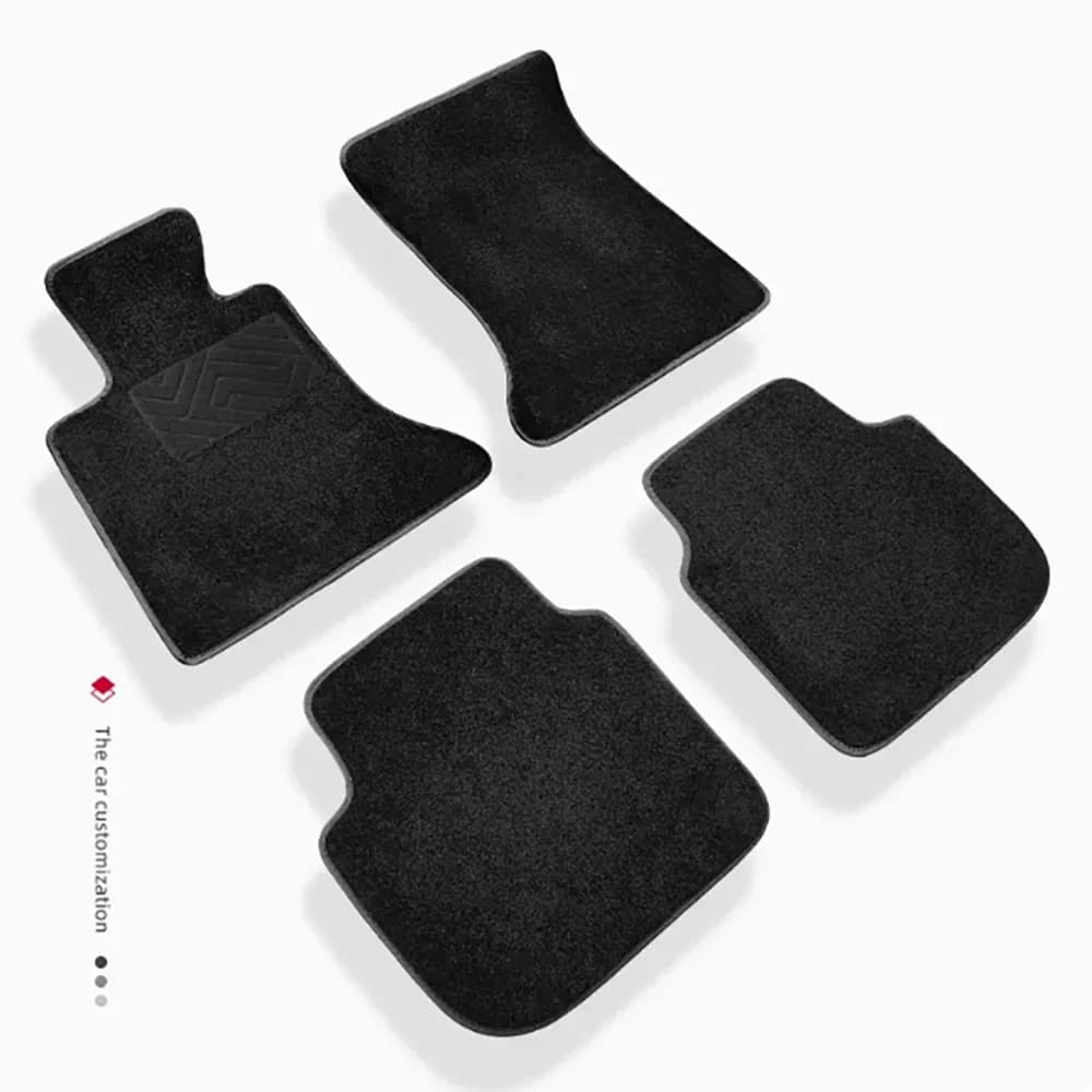 4PCS Starry Sky Blanket Custom Car Floor Mats For BMW 5 Series F10 G30 F90 520-550 2011-2024 Auto Carpets Car Blankets