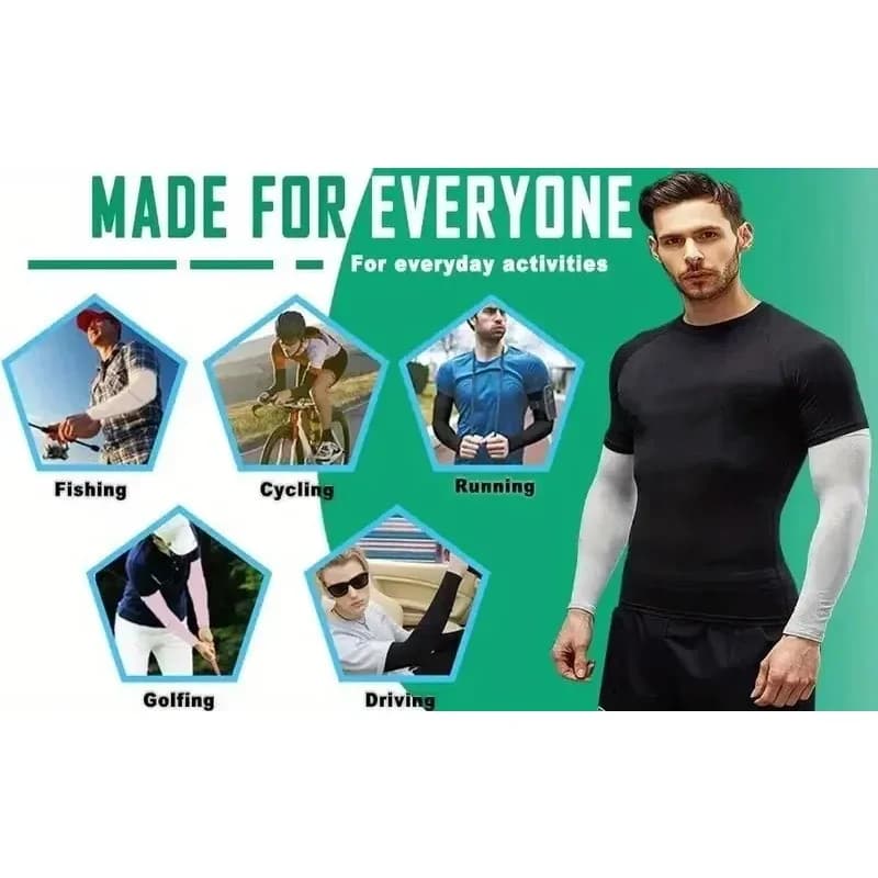 Ice Sleeves Sunscreen Sleeves Summer Sleeves Outdoor Cycling Sleeves Driving Gloves UV Resistant Arm Sleeves
