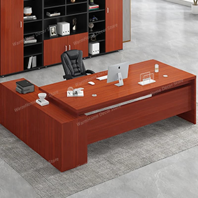 Scrivania da Ufficio Accent Nordic, Design di Lusso Moderno, Scrivania Lunga per Gaming, Estetica Minimalista, Arredamento Trendy per Salone e Ufficio