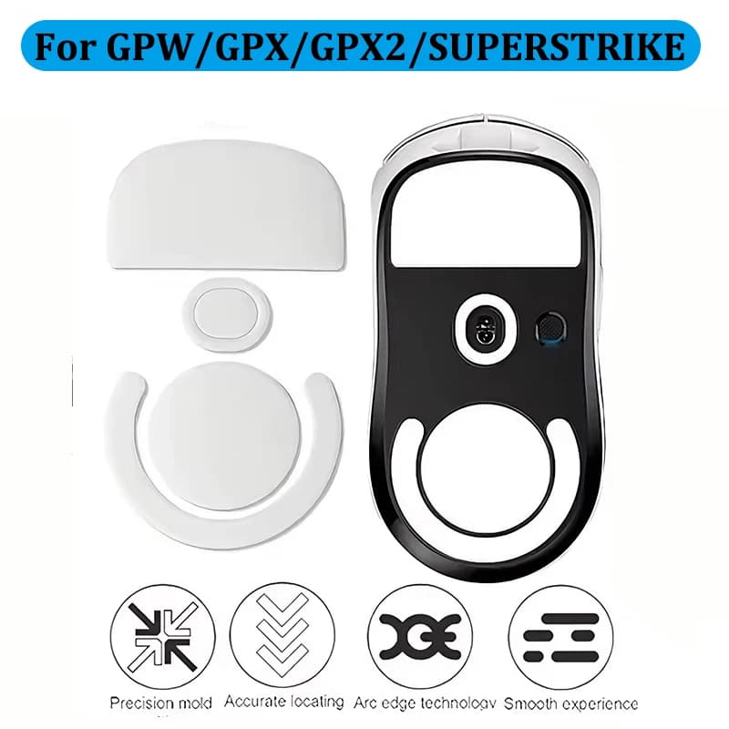 Versione ICE Scivola Curve Edge Mouse Skate Piedini per mouse per mouse wireless Logitech G Pro X Superlight G Pro