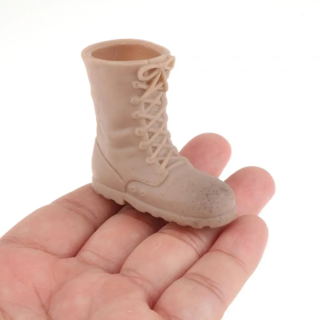 Miniature 1/6 Scale Figure Shoes Boots PP Material Dress Up Accessory for Action Figure Diorama Play