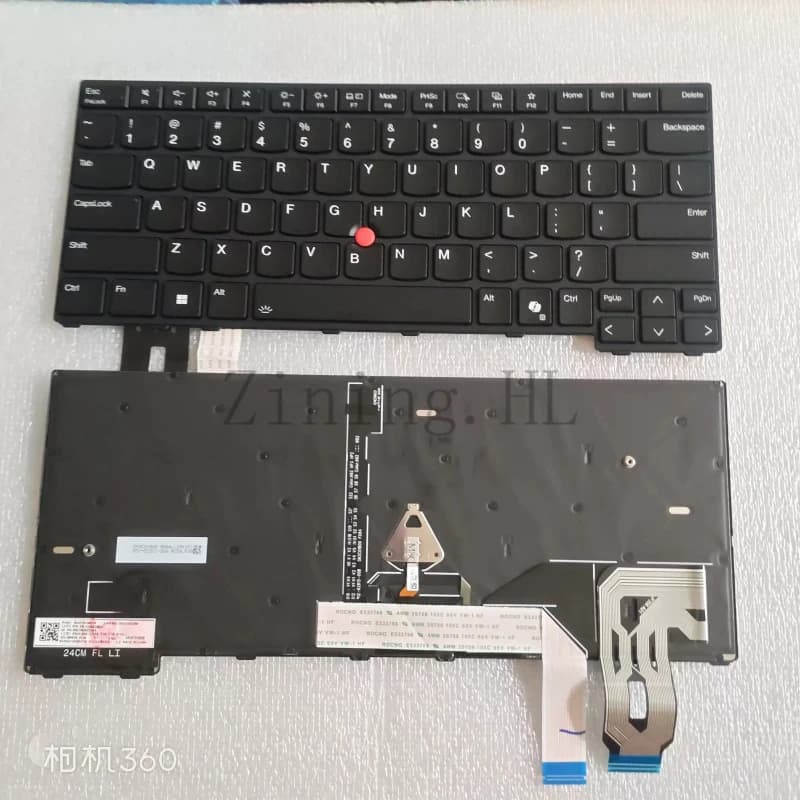IBM for ThinkPad T14 Gen5 US Black Backlit Keyboard SG-B6630-XUA SH173
