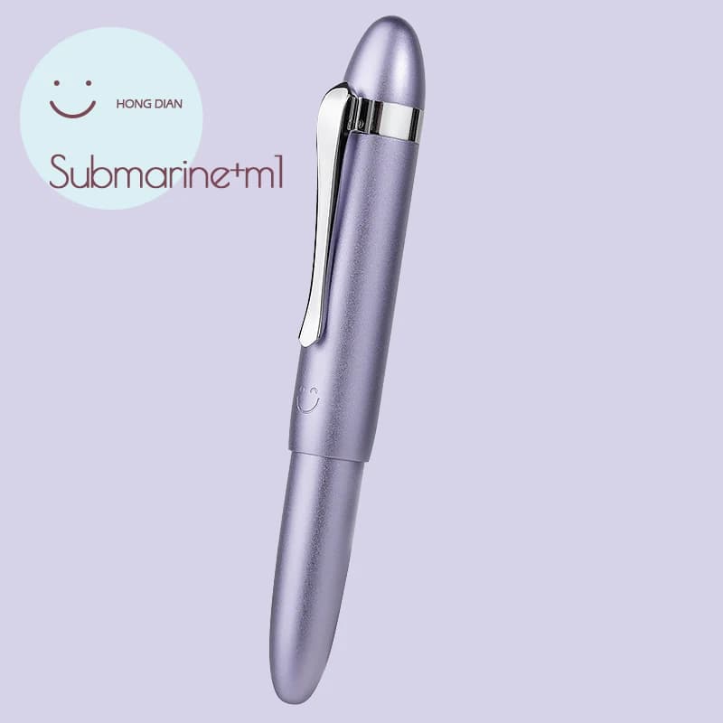 Hongdian M1 Mini Portable Pocket Metal Smile Fountain Pen 26# Nib School Office Supplies Writing Stationery Gift Pen