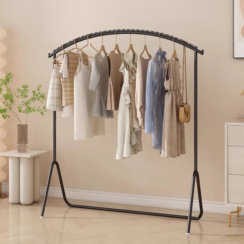 Appendiabiti Compatto Grande in Metallo per Appartamenti, Camera da Letto e Soggiorno - Design Moderno - Arredamento