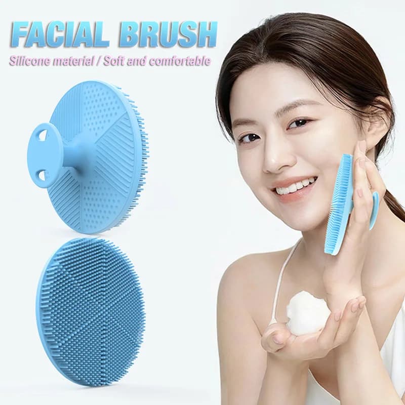 Spazzola per la pulizia del viso in Silicone Mini pulizia profonda del viso massaggio da barba spazzola per il viso spazzola per il lavaggio del viso uomini e donne