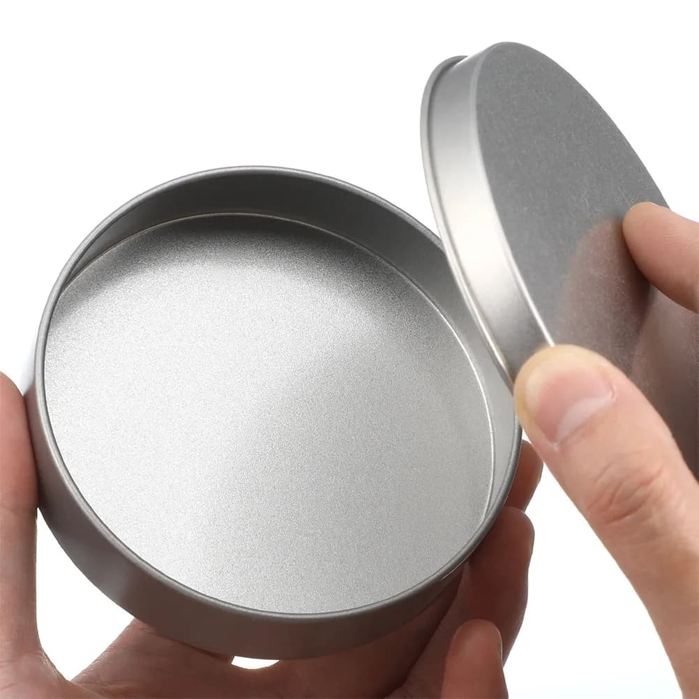 12Pcs Round Metal Candy Tins Korean DIY Candy Game Box Sturdy Tinplate Container Sugar Cookie Mold Storage Metal Tin Cans