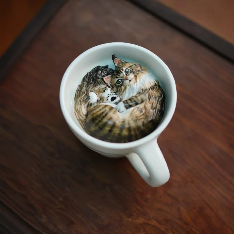 Tazza lettiera per gatti personalizzata Meow Furna