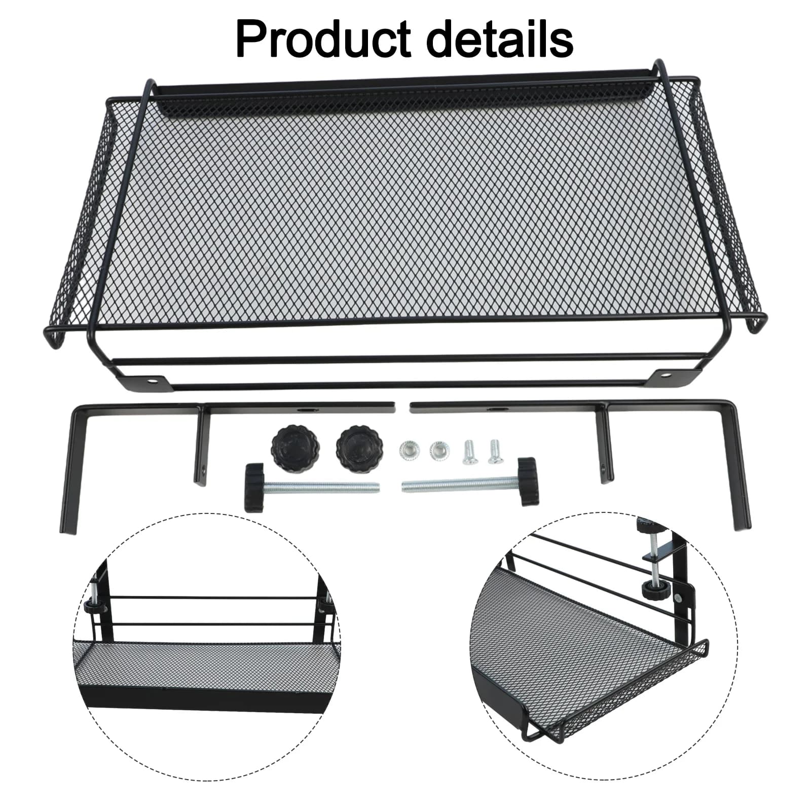 Organizzatore per Cavi in Acciaio al Carbonio, 1 Pezzo, 36.5*20*17.5cm, Accessori per Gestione Cavi, Pratico