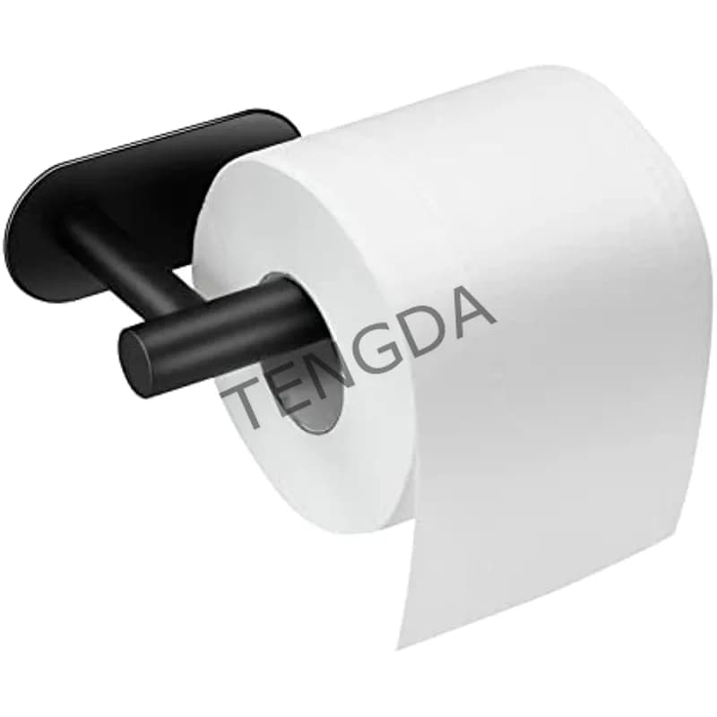 Portarotolo di carta igienica autoadesivo Supporto per montaggio a parete Supporto per rotolo di asciugamani in acciaio inossidabile SUS304 per cucina bagno