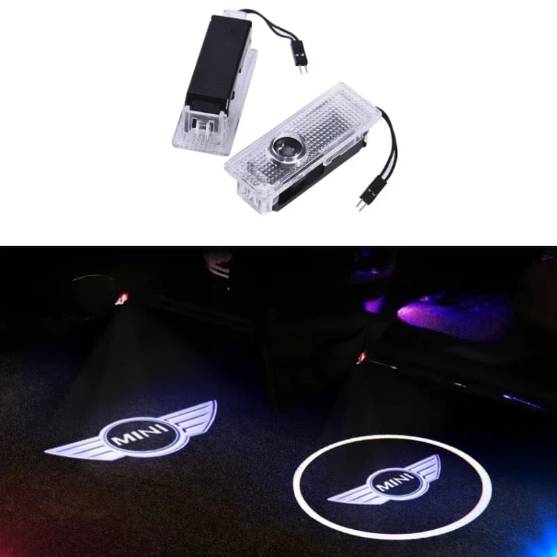 2-4 pezzi Lampada A Led Countryman Per BMW Mini Cooper R55 R56 R50 R53 R60 F55 F56 Porta Auto Proiettore Luce di Benvenuto Accessori Auto