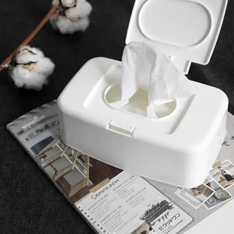 Dispenser Portatile per Salviette Umidificate, Container Porta Salviette e Tovaglioli