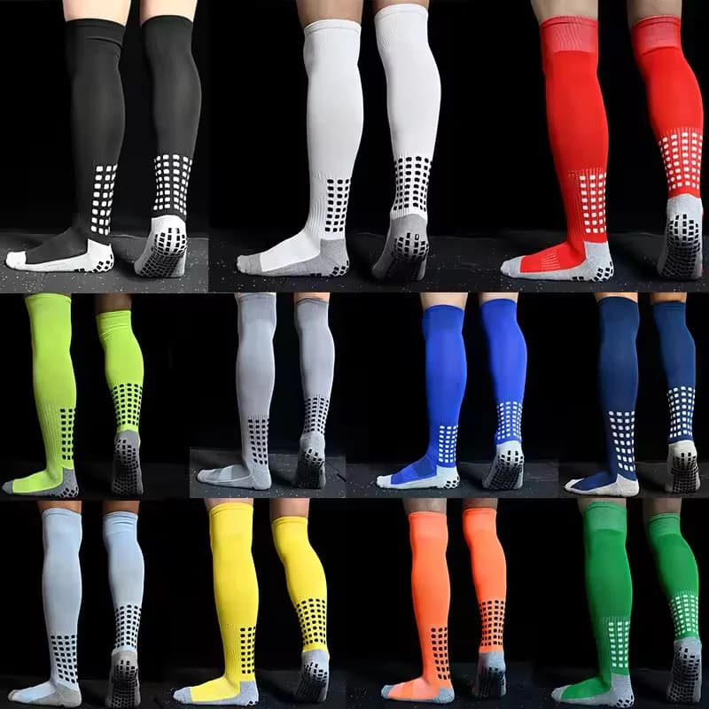 Long Football Socks Men's Long Tube Professional Training Soccer Socks Thickened Silicone Non-Slip Towel Bottom Sports Socks
